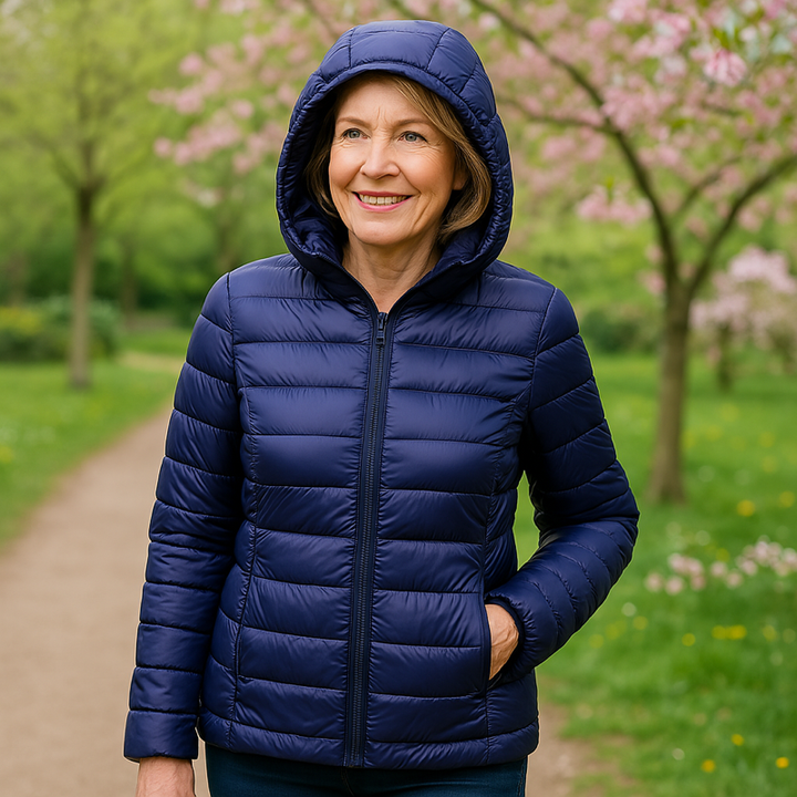 Sydney | Lightweight Puffer Jacket — Navy Blue