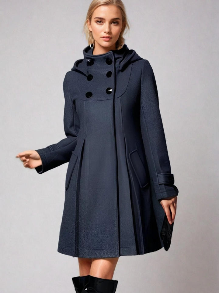 GLENDA | ELEGANT COAT WITH SIDE POCKETS