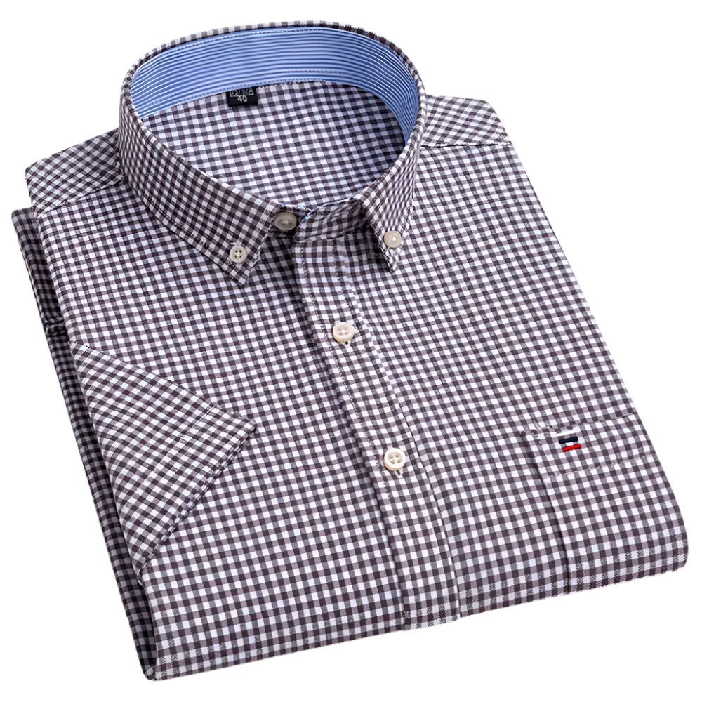 PETERSEN | CLASSIC COTTON SHIRT WITH PATTERN