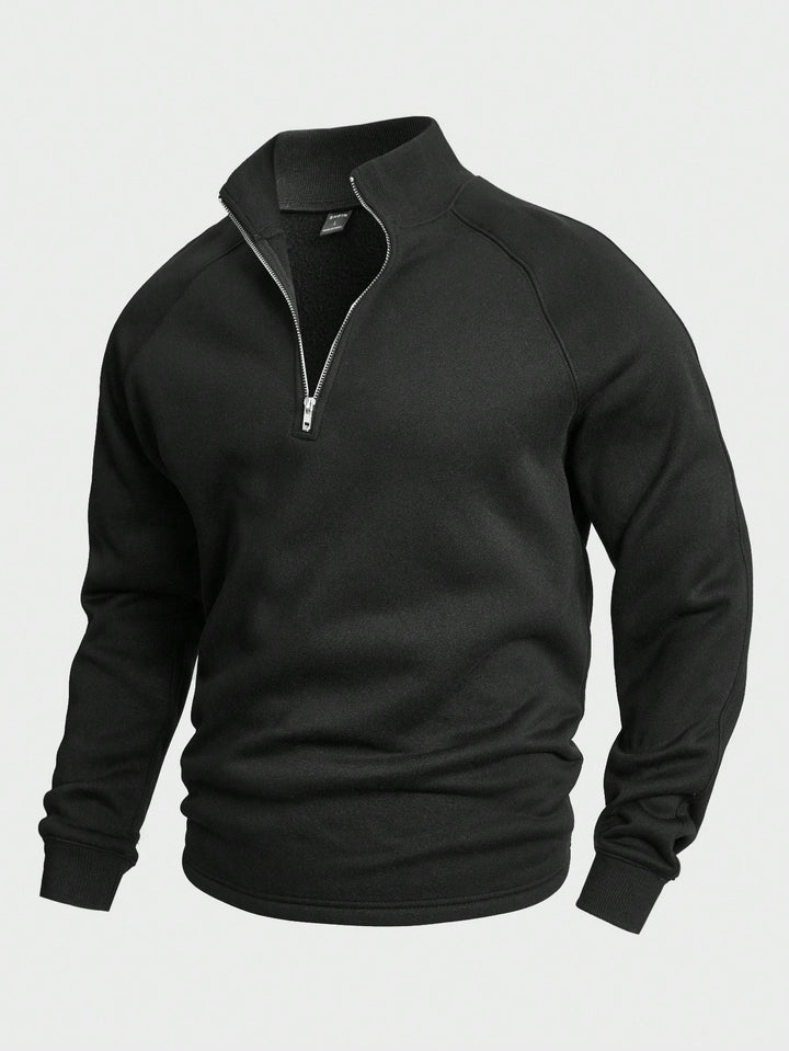 ANTONIO | CASUAL HALF-ZIP PULLOVER