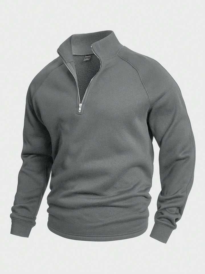 ANTONIO | CASUAL HALF-ZIP PULLOVER