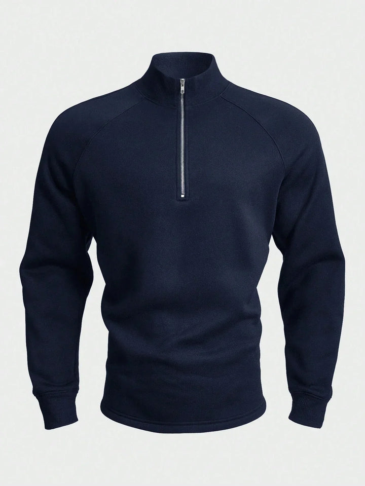 ANTONIO | CASUAL HALF-ZIP PULLOVER