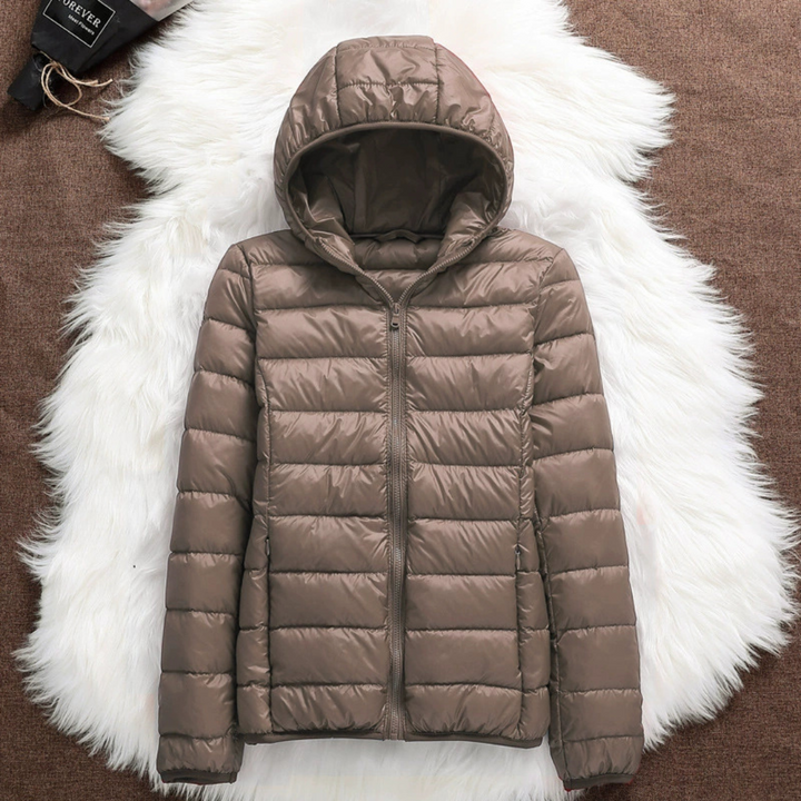 Sydney | Lightweight Puffer Jacket — Champagne