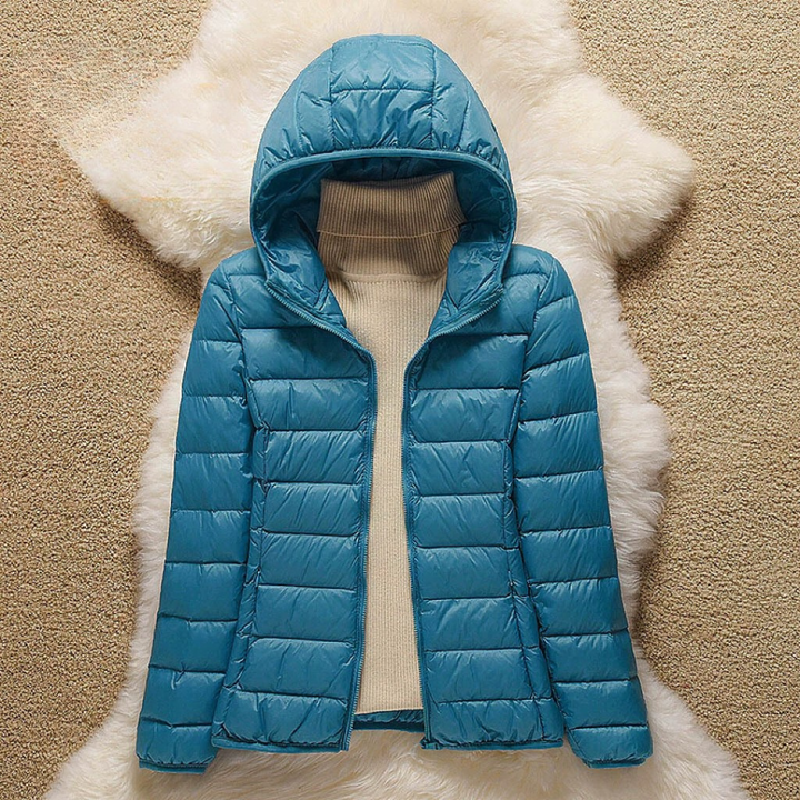 Sydney | Lightweight Puffer Jacket — Ocean Blue