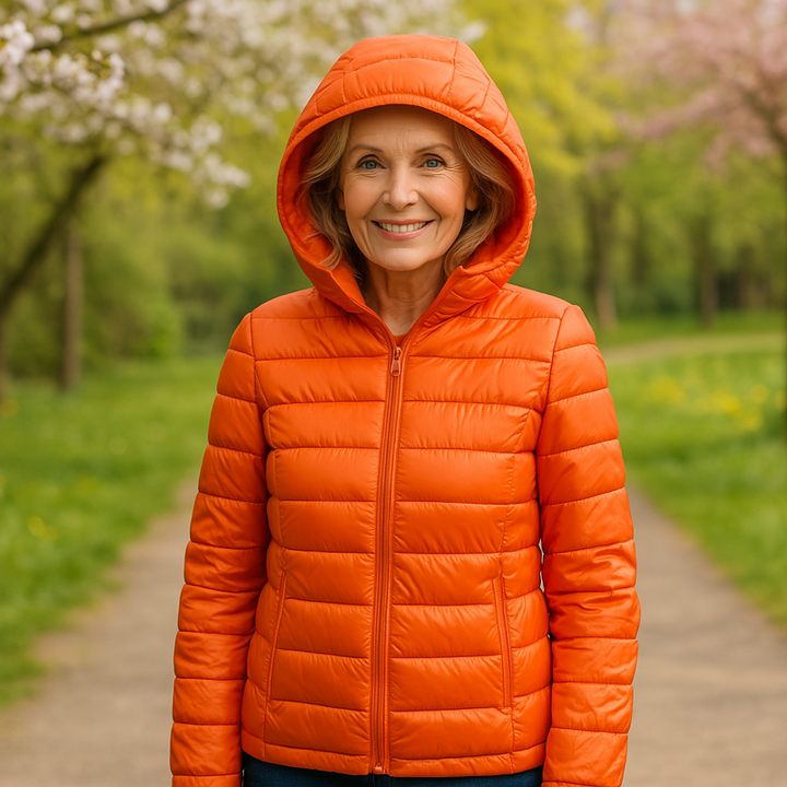 Sydney | Lightweight Puffer Jacket — Orange