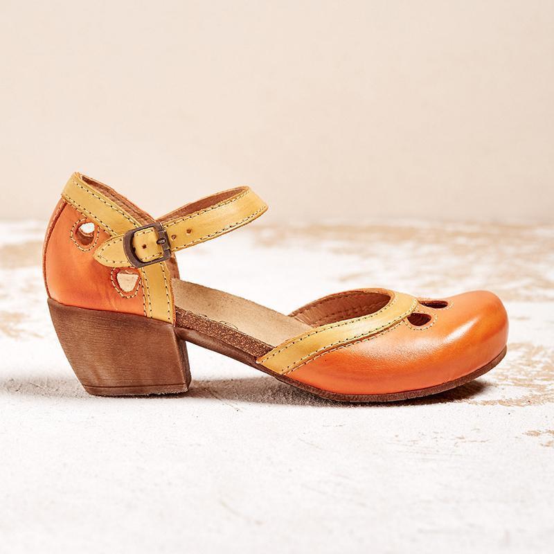 LILI | ORTHOPEDIC SANDALS WITH LOW HEEL