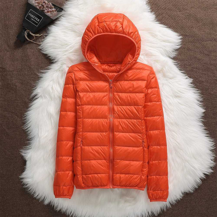 Sydney | Lightweight Puffer Jacket — Orange