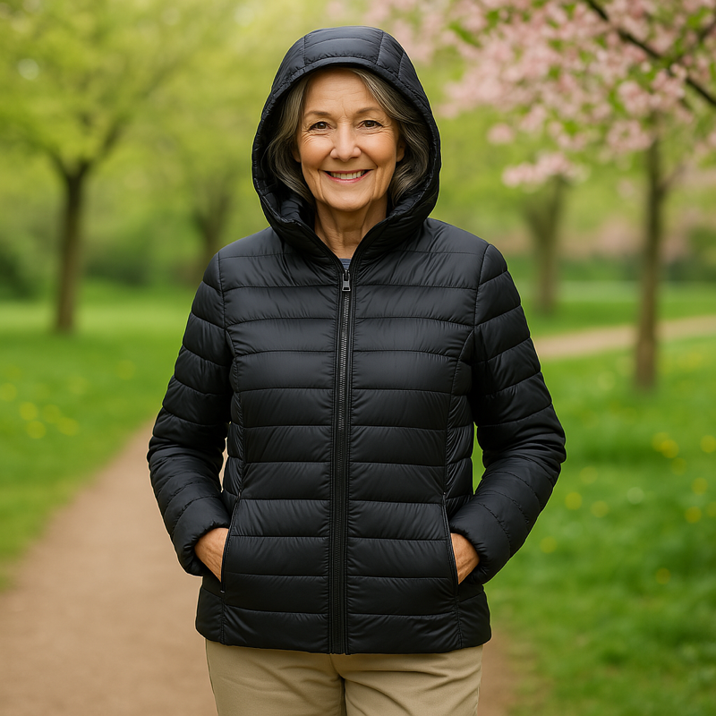 Sydney | Lightweight Puffer Jacket — Black