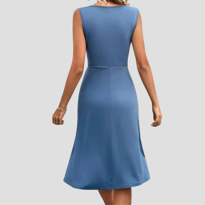JUKI | WRAP-NECK HOLIDAY DRESS