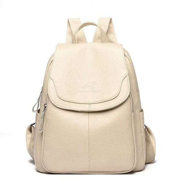 ALLENA | ANTI-THEFT BACKPACK MADE OF LEATHER