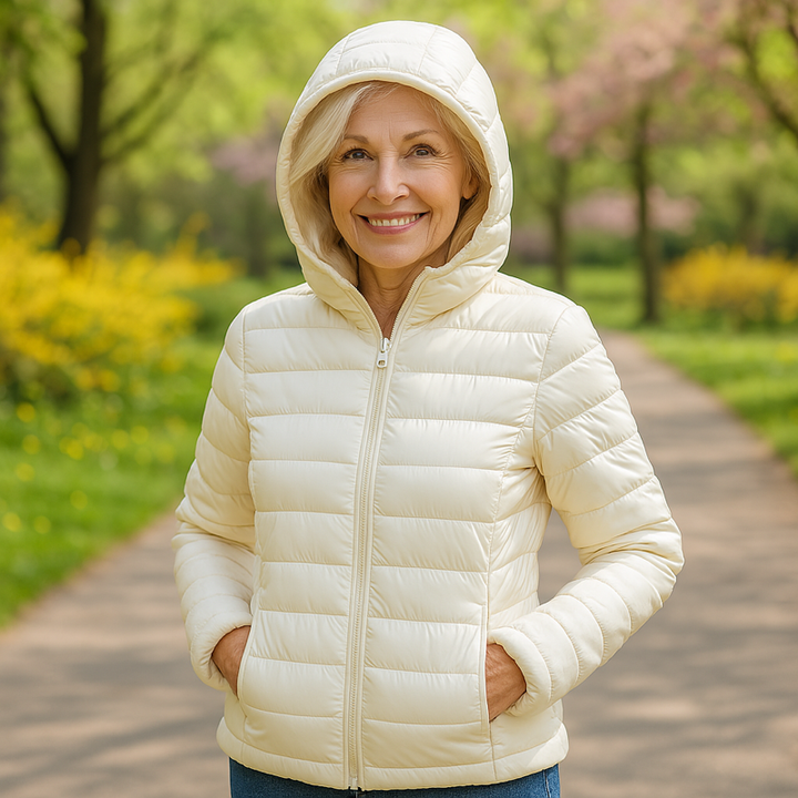 Sydney | Lightweight Puffer Jacket — White