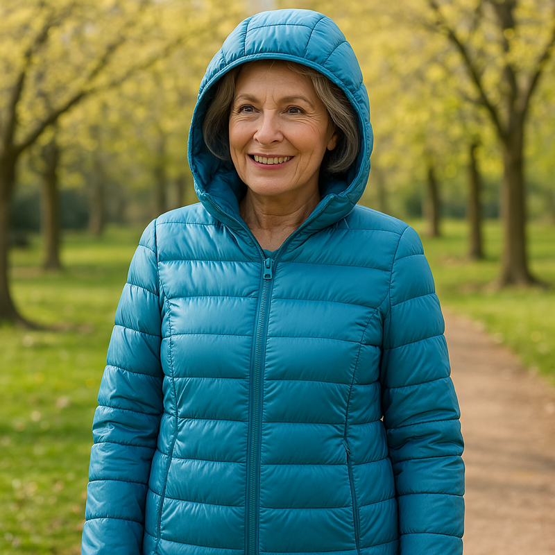 Sydney | Lightweight Puffer Jacket — Ocean Blue
