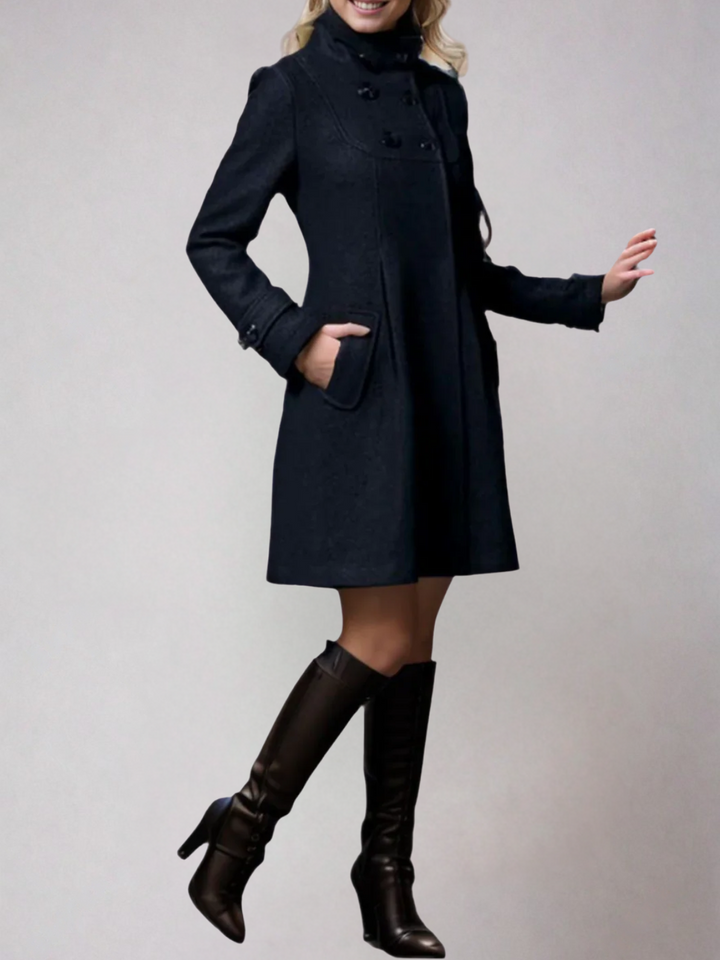 GLENDA | ELEGANT COAT WITH SIDE POCKETS