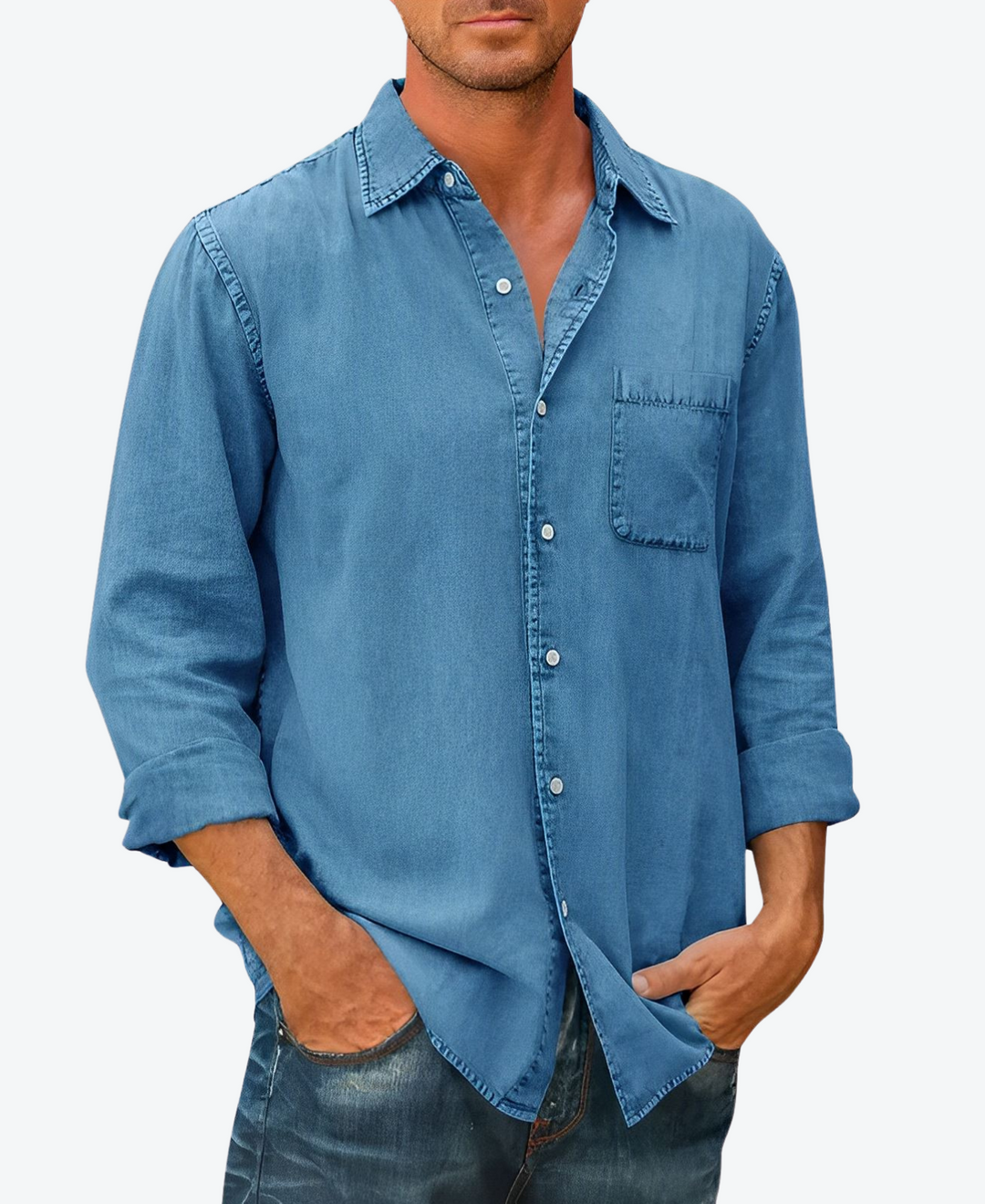 LAZARO | CASUAL BUTTON-UP SHIRT
