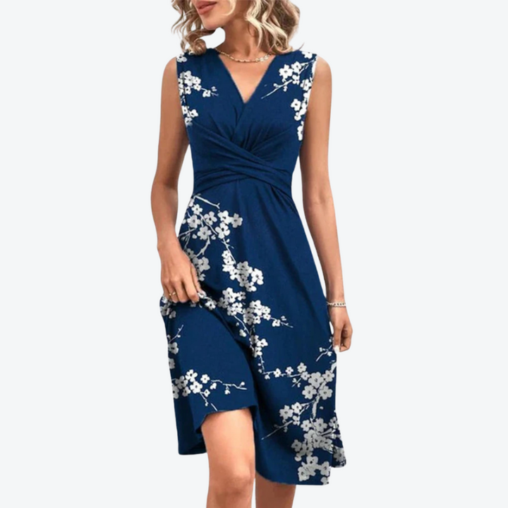 JUKI | WRAP-NECK HOLIDAY DRESS