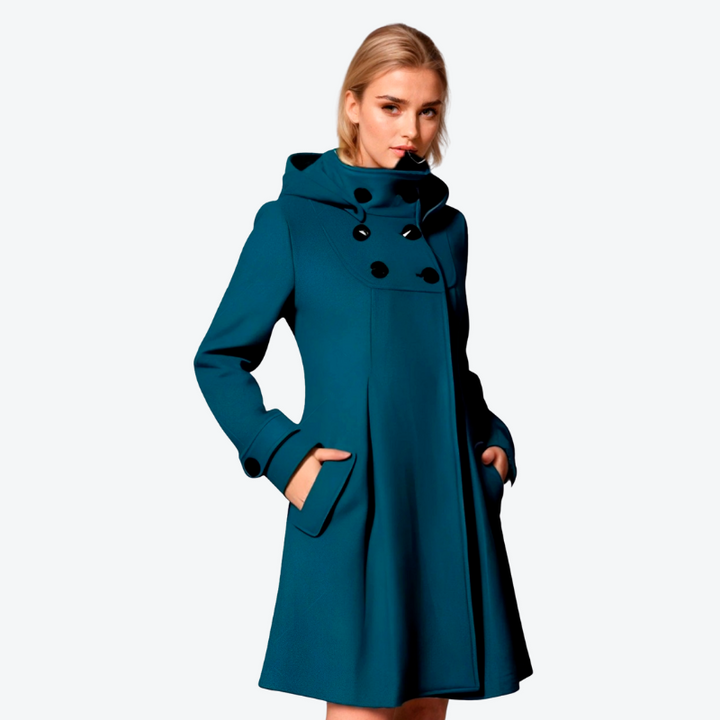 GLENDA | ELEGANT COAT WITH SIDE POCKETS